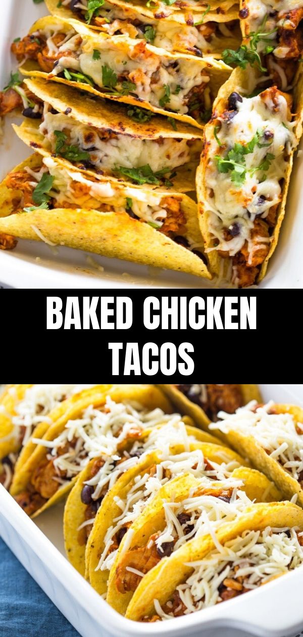 baked chicken tacos