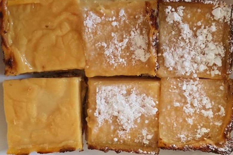 Lemongrass Flavoured Lemon Bars Recipe