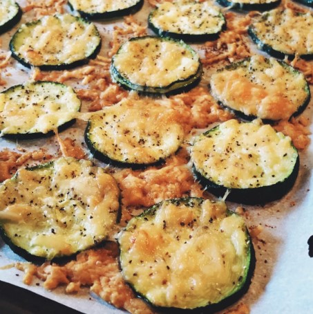 Parmesan Zucchini Crisps