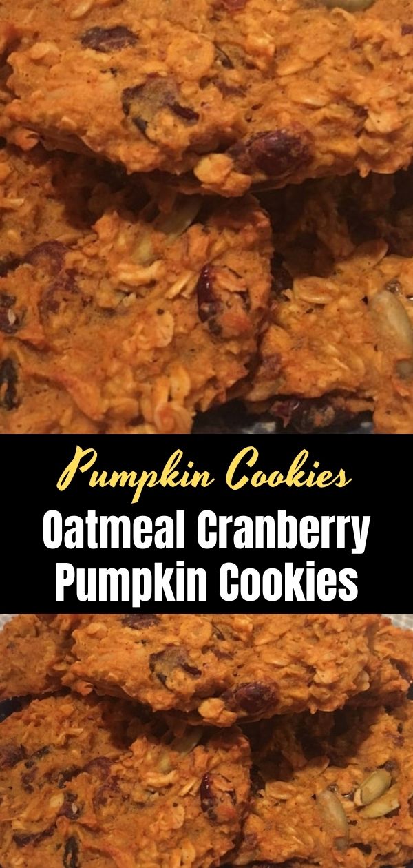 Oatmeal Cranberry Pumpkin Cookies (1)