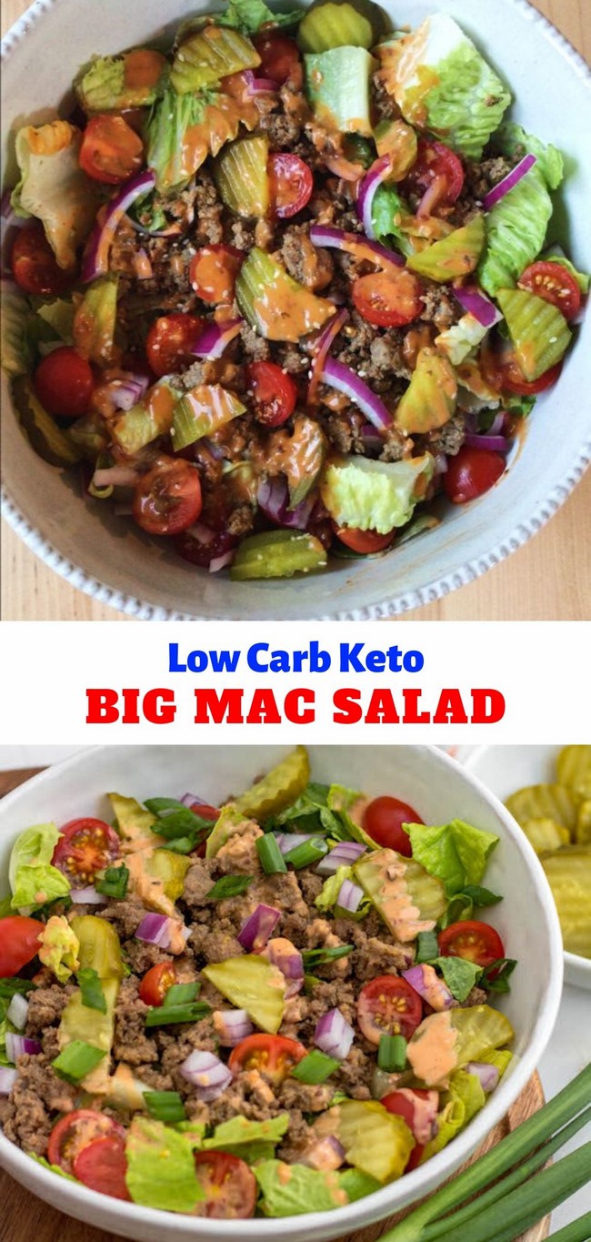 Low Carb Keto Big Mac Salad Recipes - howtocook