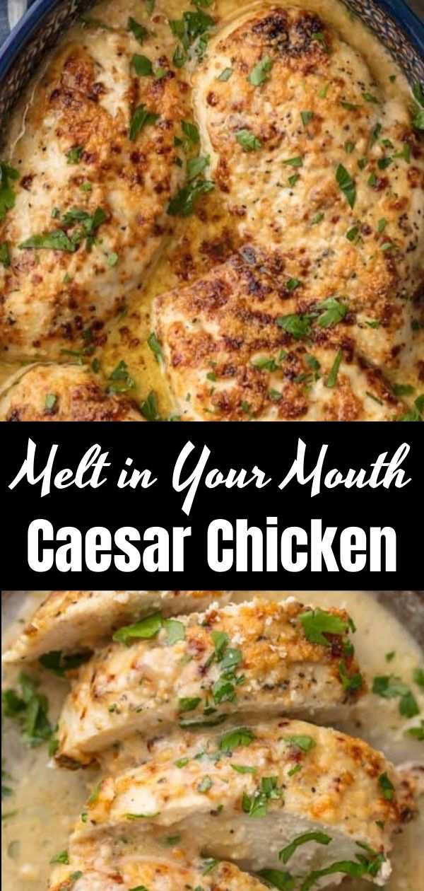 BAKED CAESAR CHICKEN RECIPE