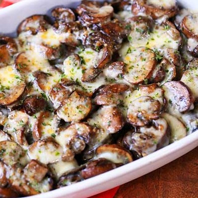 Cheesy Mushroom Casserole