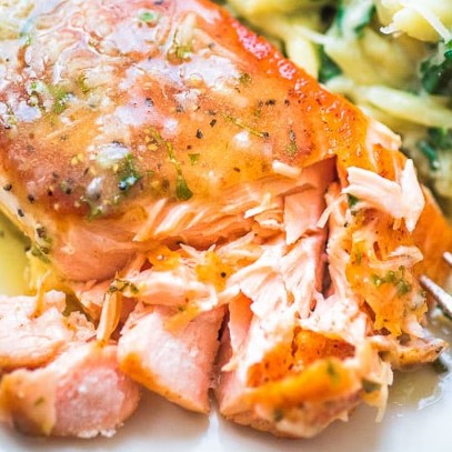 Easy Lemon Butter Salmon