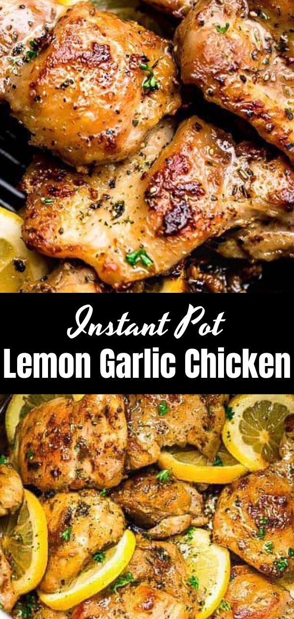 Instant Pot Lemon Garlic Chicken Recipe 3