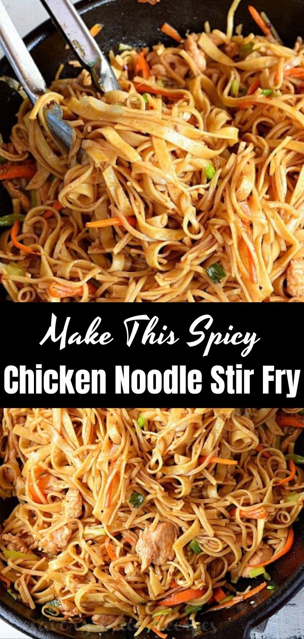 Make This Spicy Chicken Noodle Stir Fry 1