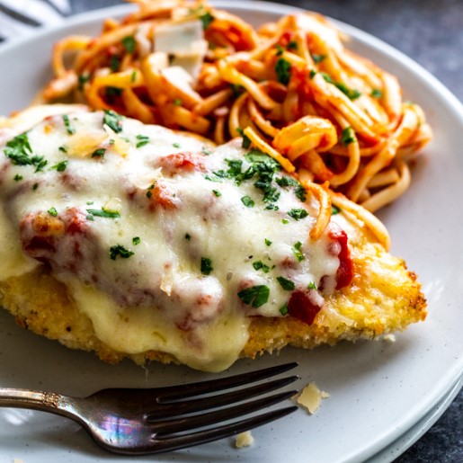 Oven Baked Chicken Parmesan