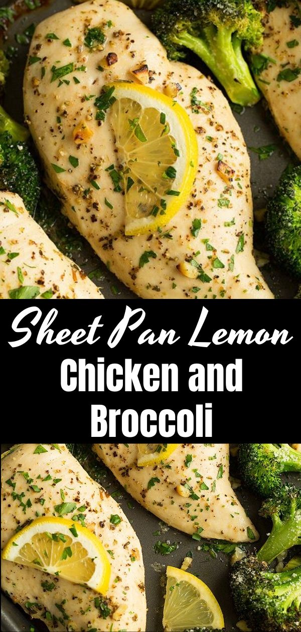 Sheet Pan Lemon Chicken and Broccoli (1)