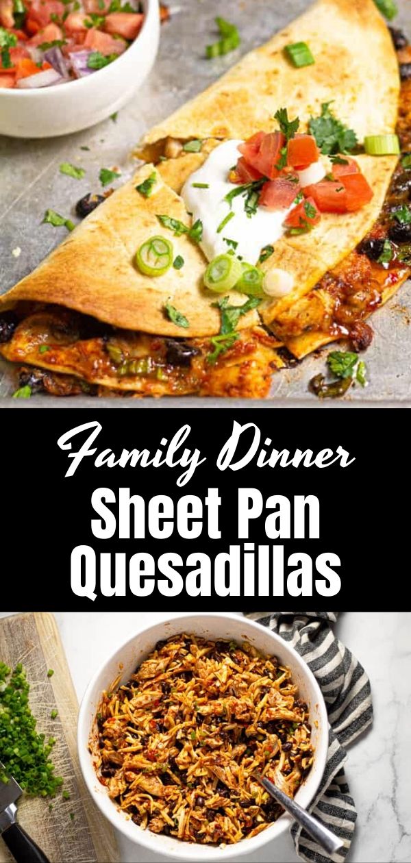 Sheet Pan Quesadillas 1