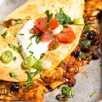 Sheet Pan Quesadillas