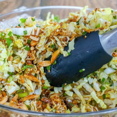 The BEST Ramen Noodle Salad