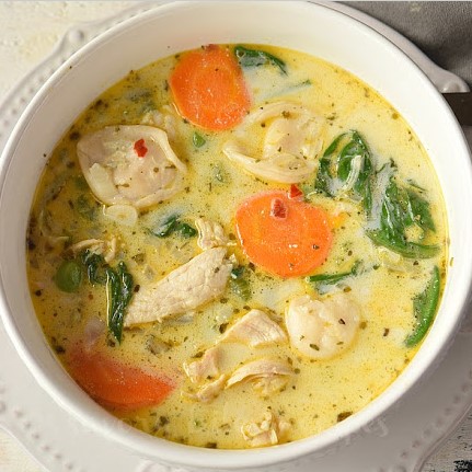 The Ultimate Creamy Chicken Tortellini Soup