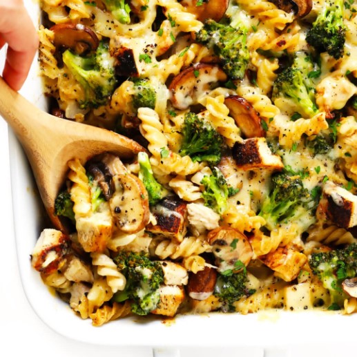 Healthier Broccoli Chicken Casserole