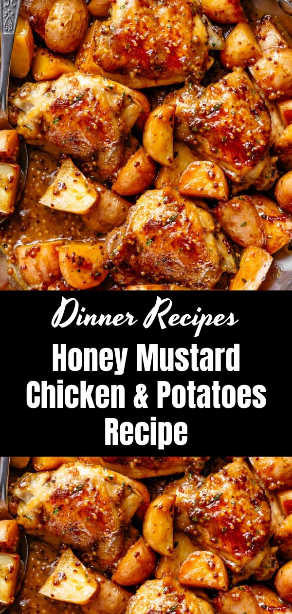 Honey Mustard Chicken & Potatoes Recipe - howtocook