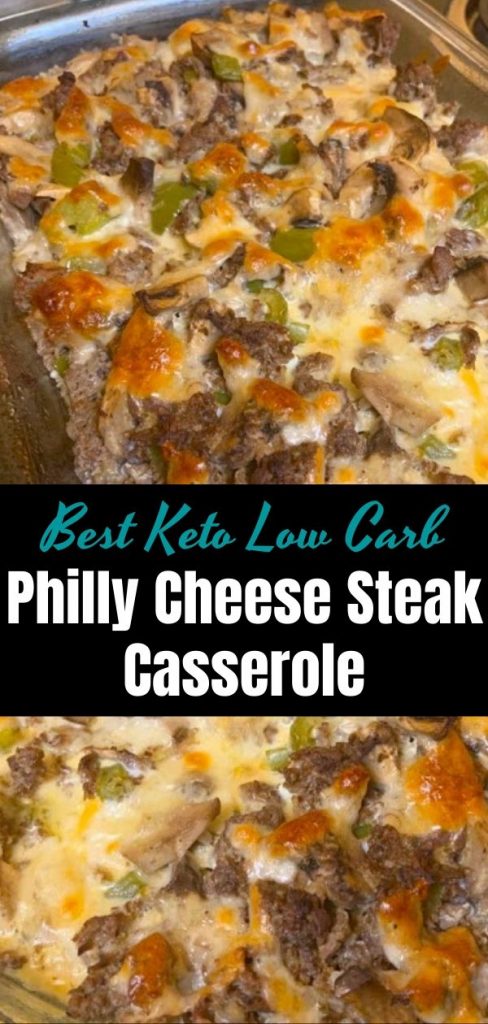 Best Keto Low Carb Philly Cheese Steak Casserole 2