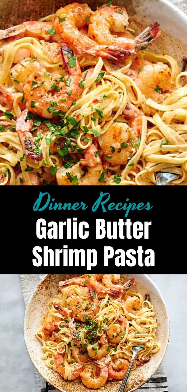 Garlic Butter Shrimp Pasta - howtocook