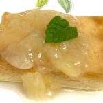 Recipe: Yummy Baked Cheesecake & Peach Chardonnay Sauce