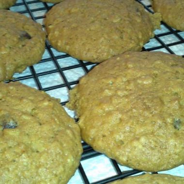 PUMPKIN-OATMEAL COOKIES with CHOCOLATE CHIPS