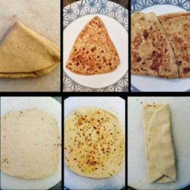 Easiest Way to Prepare Delicious TRIANGLE+SQUARE PARATHA😊😊