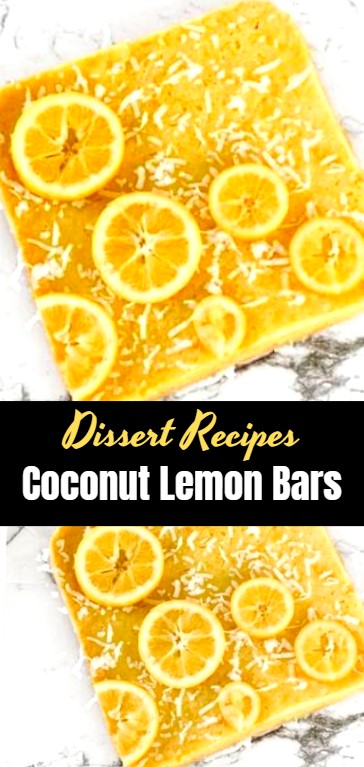 Coconut Lemon Bars