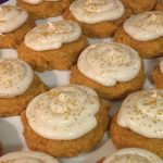 Pumpkin Cookies with Cinnamon Cream Cheese Frosting