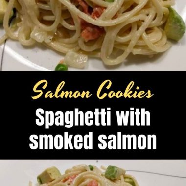 Spaghetti with smoked salmon (1)