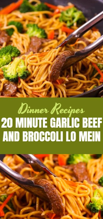 20 MINUTE GARLIC BEEF AND BROCCOLI LO MEIN 3