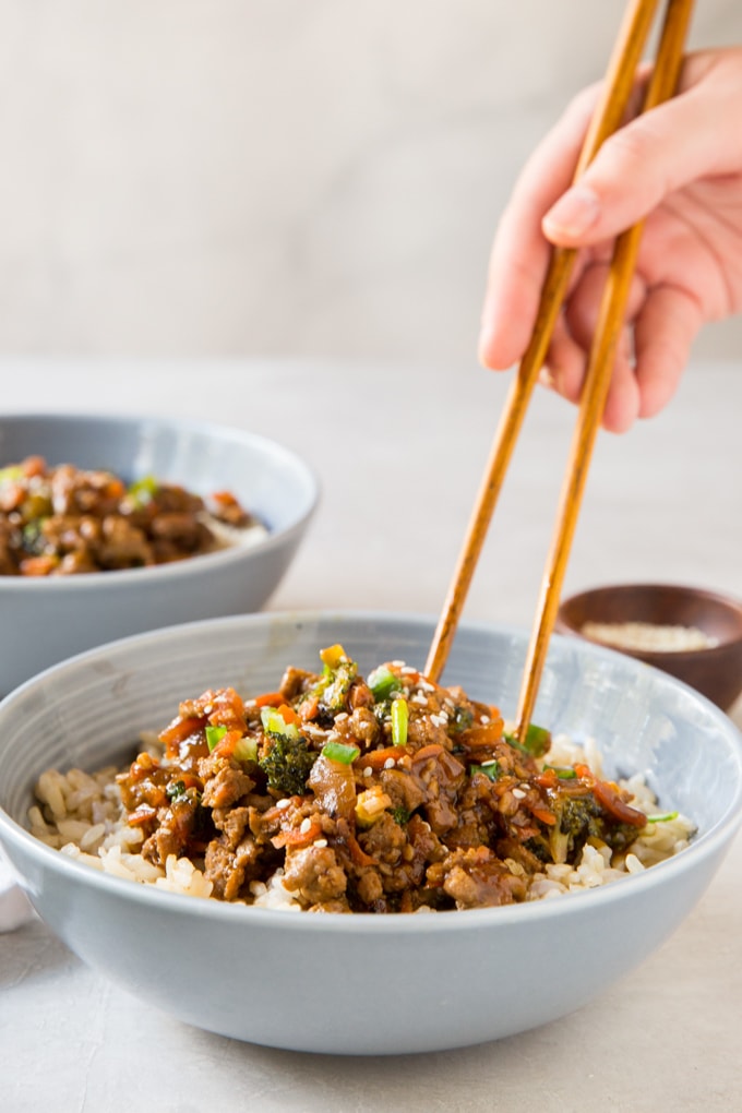 HEALTHY GROUND TURKEY TERIYAKI RICE BOWL (1)