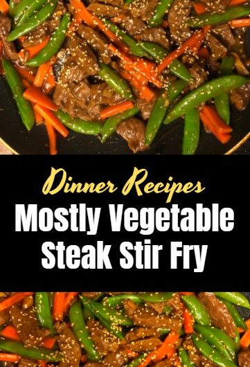 Mostly Vegetable Steak Stir Fry 4