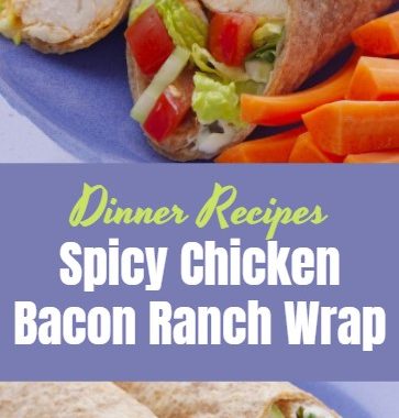 Spicy Chicken Bacon Ranch Wrap 4