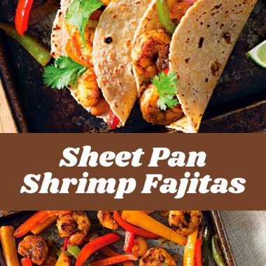 Sheet Pan Shrimp Fajitas #quickrecipes #cheaprecipes #goodrecipes