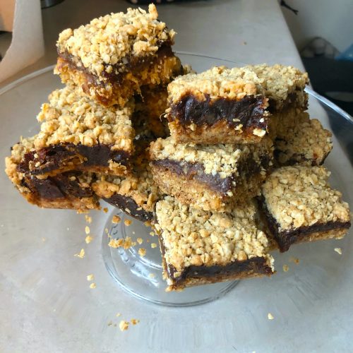 Chewy Grandma’s Date Squares