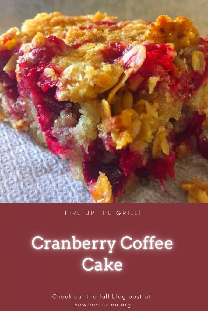 Easy Cranberry Coffee Cake #coffeecake