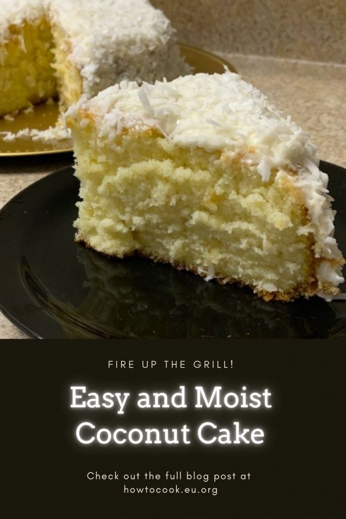 Easy and Moist Coconut Cake #coconutcake