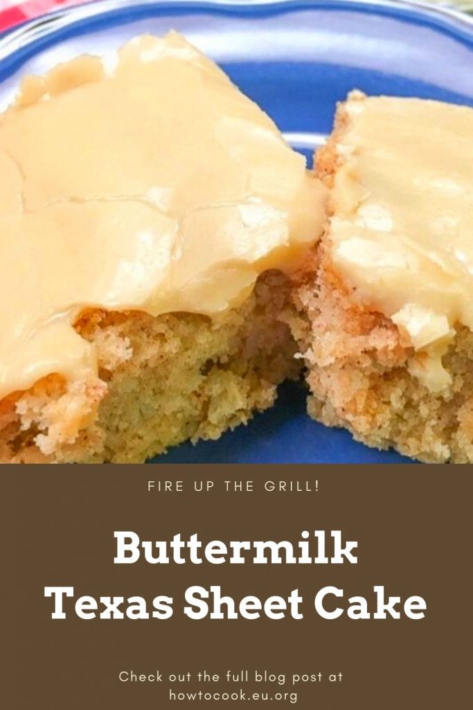 Buttermilk Texas Sheet Cake #Buttermilk #Texas #SheetCake