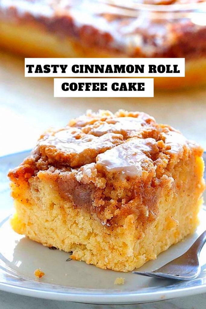 Tasty Cinnamon Roll Coffee Cake #Tasty #CinnamonRoll #Coffee #Cake