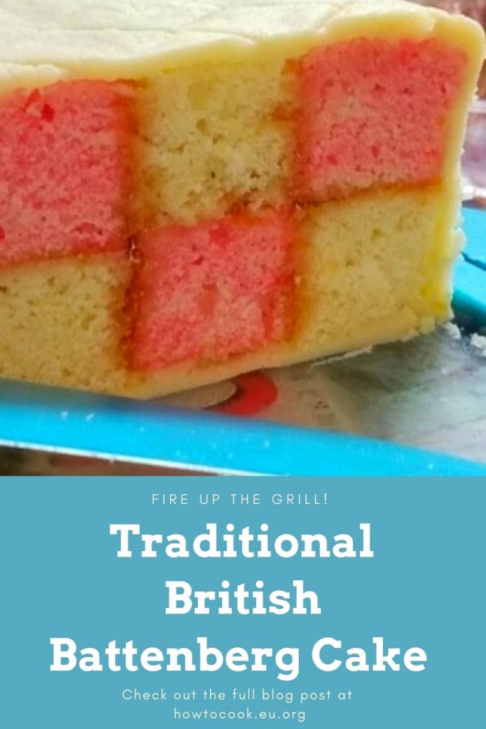 Traditional British Battenberg Cake #TraditionalBritish #Battenberg #Cakerecipes