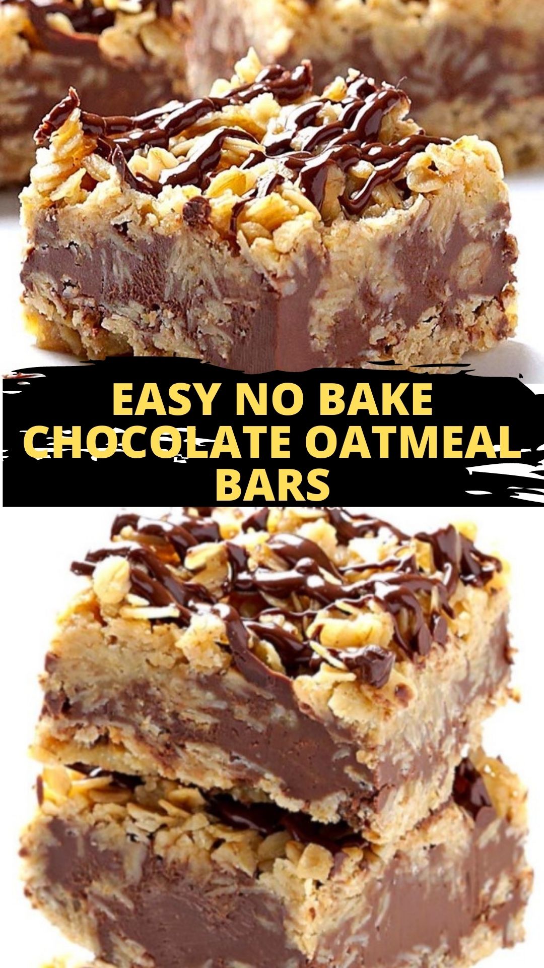 Easy No Bake Chocolate Oatmeal Bars - howtocook