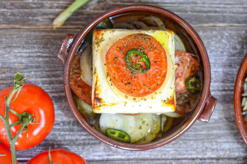 Spicy Mediterranean Bouyiourdi Baked Feta: A Flavor Explosion in Every Bite! Spicy Mediterranean Bouyiourdi Baked Feta: A Flavor Explosion in Every Bite!
