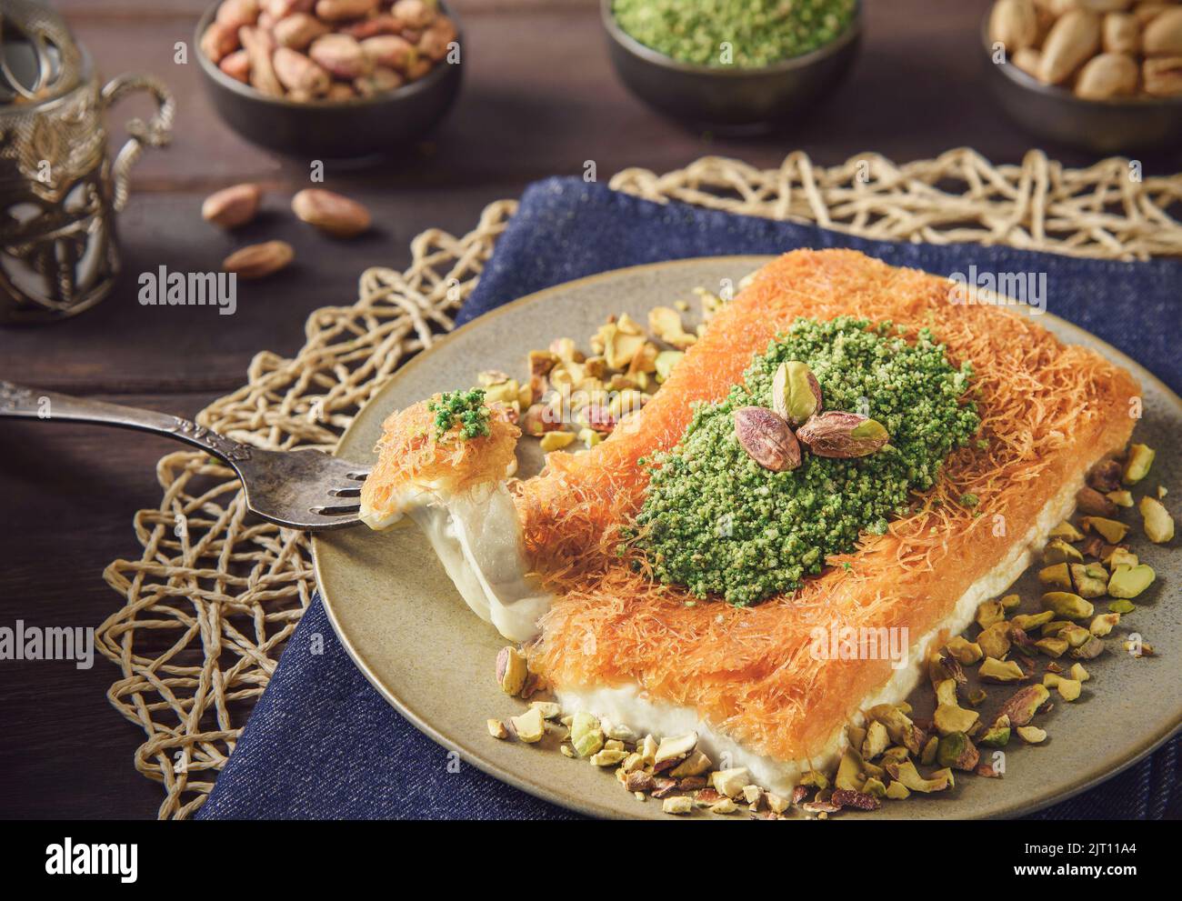 Melt-in-Your-Mouth Sweet Middle Eastern Kunafa Cheese: A Step-by-Step Guide