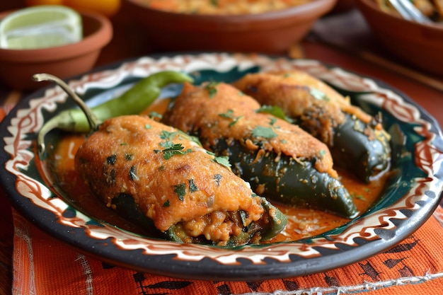 Savory Mexican Chiles Rellenos Stuffed Peppers: A Simple and Delicious Recipe