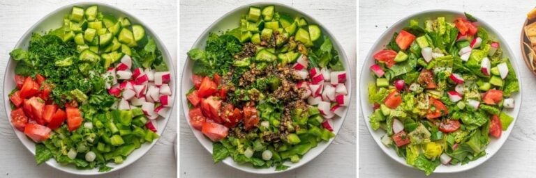 Crisp & Colorful: Authentic Mediterranean Fattoush Bread Salad Recipe